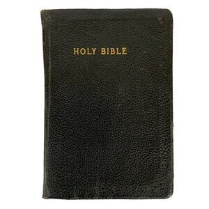 Holy Bible Authorized King James Version World Publishing 1945 Faux Leather